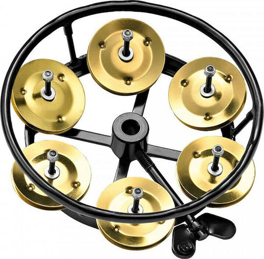 Meinl Professional Series Μαύρο Μεταλλικό Ντέφι Hi-Hat με Μονή Σειρά Ζίλιες