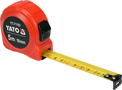 Yato Tape Measure with Auto-Rewind 19mm x 5m