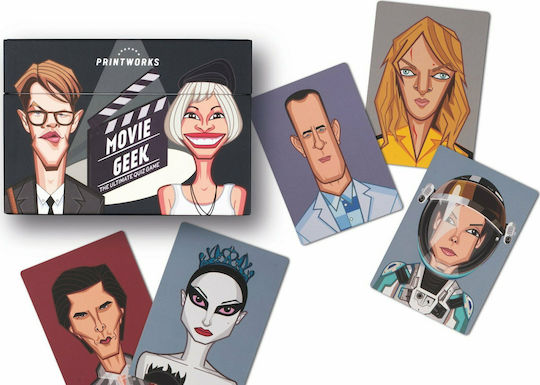 Board Game Trivia Game Movie Geek for 2 Players 12+ Years Old (EN) Printworks
