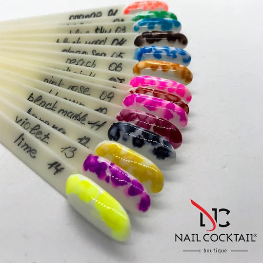 Nail Cocktail Aquarelle Χρώματα Ζωγραφικής για Νύχια 07 Candy Pink σε Ροζ Χρώμα