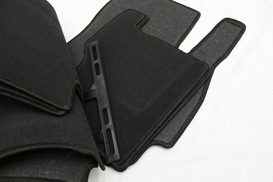 Petex Set Front and Back Car Mats 4 Pieces for Mazda 5 2005-2010 Black / Gray