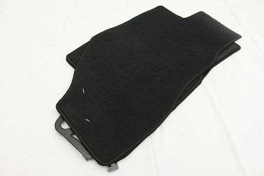 Petex Satz Vorder- und Hintermatten 4Stück aus Teppichboden für Alfa Romeo Alfa 156 1997-2007 Schwarz