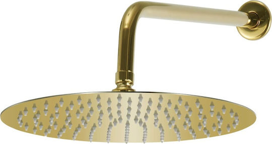 vidaXL Built-in Mixer, Hand Shower & Shower Head Set for Shower 2 Exits Inox Gold vidaXL Built-in Mixer, Hand Shower & Shower Head Set for Shower 2 Exits Inox Gold