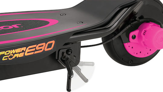 Razor Power Core E90 Pink Ηλεκτρικό Παιδικό Πατίνι με 16km/h Max Ταχύτητα και 21km Αυτονομία σε Ροζ Χρώμα