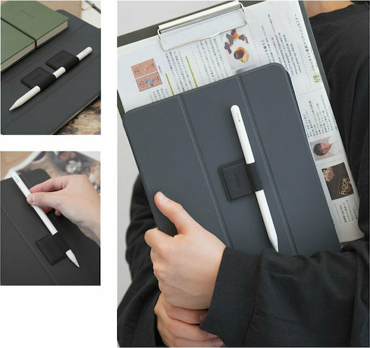 Ringke Stylus Case Self Adhesive Pen Holder Loop for Apple Pencil Black