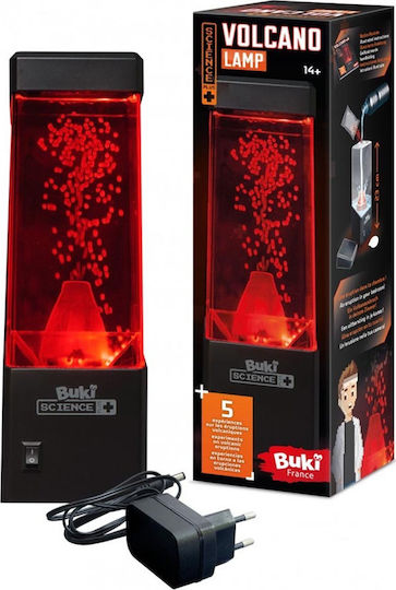 Buki Volcano Lamp Ηφαίστειο & 5 Πειράματα Educational Game Experiments for 14+ Years Old