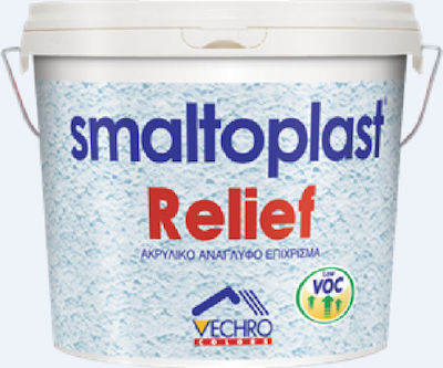 Vechro Pro Relief Plastic Relief Acrilyc Paint for Interior and Exterior Use White 15lt