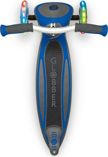 Globber Детски Ролери Сгъваеми Master Lights 3 Колела За 4+ Години Сини
