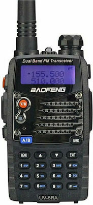 Baofeng UV-5RA & Μικροακουστικό Ασύρματος Πομποδέκτης UHF/VHF 5.8W με Μονόχρωμη Οθόνη