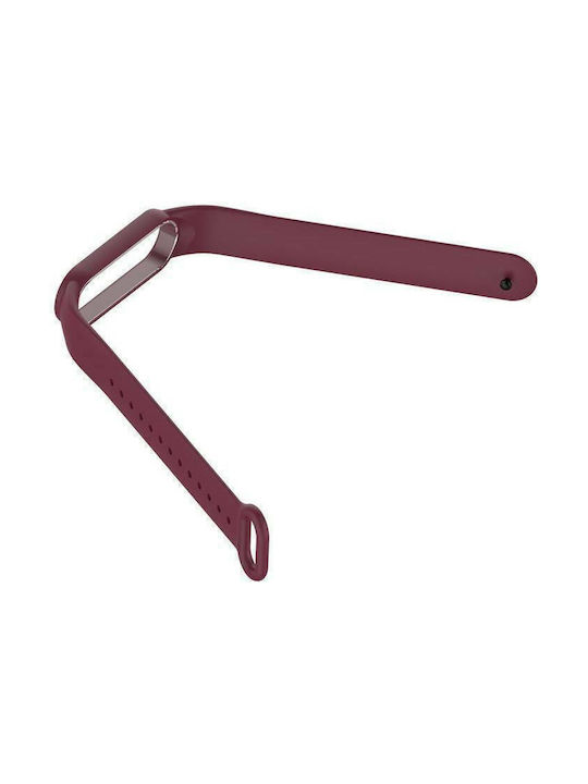 Λουράκι Σιλικόνης Wine Red (Mi Smart Band 5/Mi Smart Band 6)