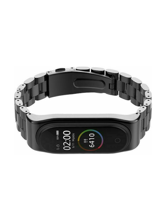 Λουράκι Μεταλλικό Μαύρο (Mi Band 3/4)