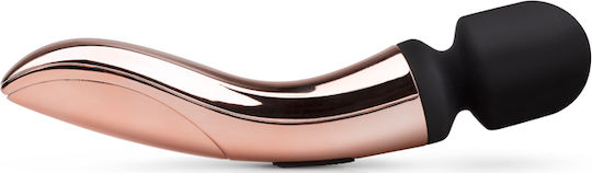Rosy Gold New Curve Massager Δονητής Μασάζ 21cm Rose Gold