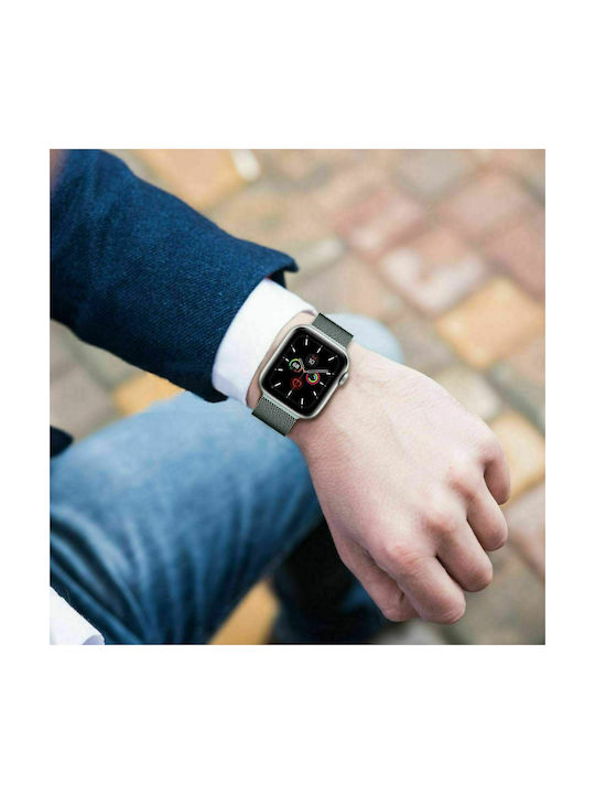 Tech-Protect Milanese Armband Rostfreier Stahl Black (Apple Watch 38/40/41/42mm) TPRBMI4B