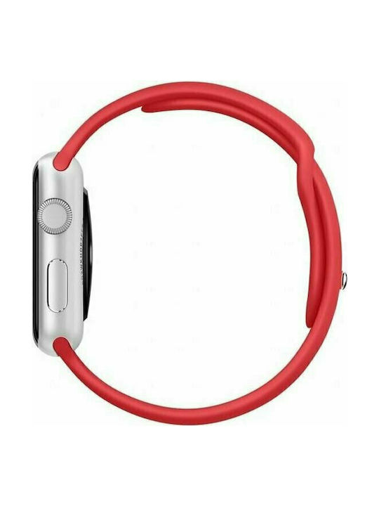 Tech-Protect Iconband Λουράκι Σιλικόνης με Pin Κόκκινο (Apple Watch 44/45/46mm/Ultra 49mm)