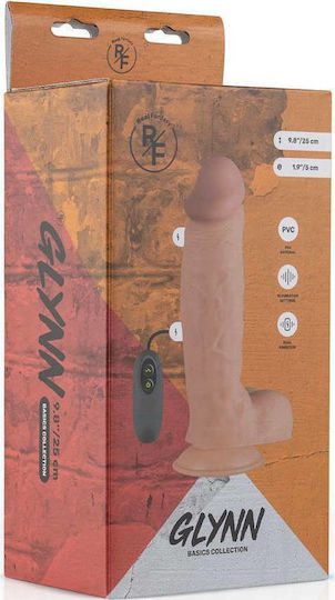 Real Fantasy Glynn Realistic Vibrator Ρεαλιστικός Δονητής 24cm Flesh