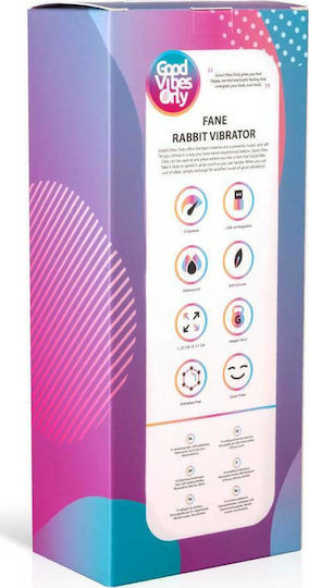 Good Vibes Only Fane Rabbit Vibrator Вибратор Заек 22см Лилаво