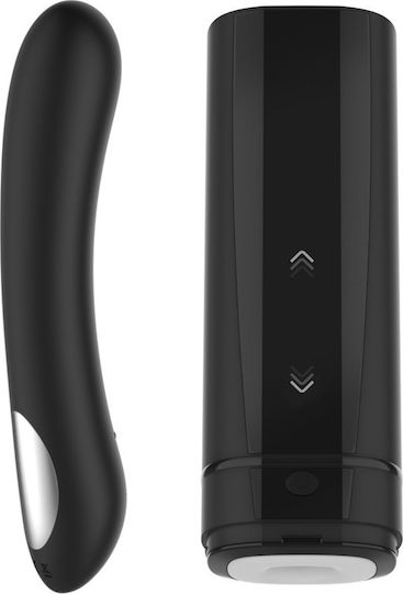 Kiiroo Onyx+ & Pearl2 Interactive Masturbator & Vibrator Kit Set with Remote Control Black / Black