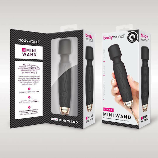 Bodywand Luxe Mini USB Mini Δονητής Μασάζ Black