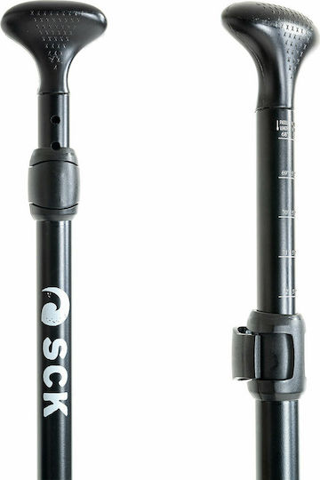 SCK Paddle for Sup Adjustable 165-215cm Black