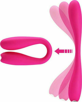 Pretty Love Yedda Clitoral Vibrator with Remote Control 17cm BI-014710-1 Pink