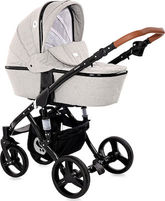 Lorelli Rimini 2 in 1 Verstellbar 2 in 1 Baby Kinderwagen Geeignet für Neugeborene Forest Steel Grey