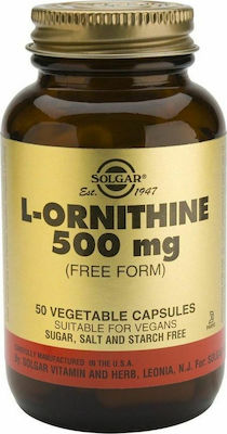 Solgar L-Ornithine 50 capsule veget Necondimentat