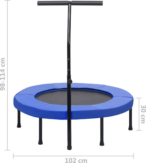 vidaXL Trampolină Gimnastică Diametru 102buc cu Grip