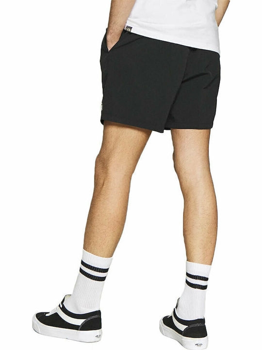 Easy Relaxed Fuzz Men's Athletic Shorts Black