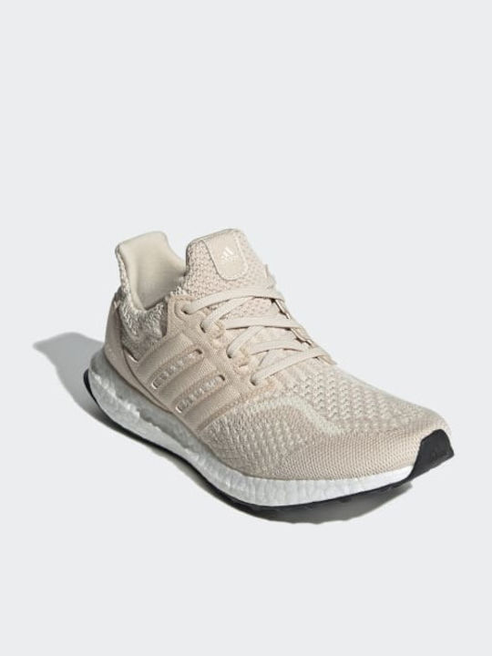 Adidas Ultraboost 5.0 DNA Γυναικεία Αθλητικά Παπούτσια Running Halo Ivory / Cream White