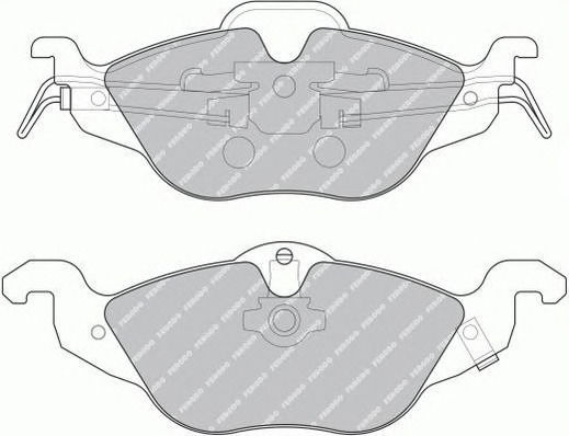 Ferodo Brake Pad Front 4pcs for Opel Astra / Corsa