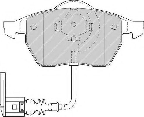 Ferodo Brake Pad Front 4pcs for Audi A3 / TT Seat Leon / Toledo Volkswagen Beetle (New) / Bora / Golf