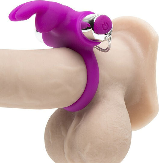 Happy Rabbit Remote Control Cock Ring Δονούμενο Δαχτυλίδι Πέους Μωβ