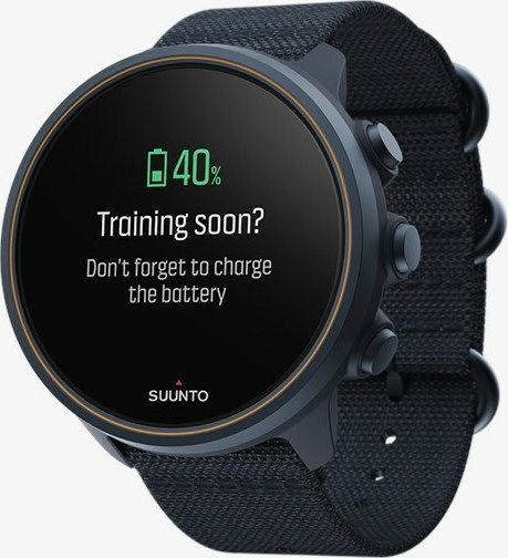 Suunto 9 Baro Titan 50mm Wasserdicht Smartwatch mit Pulsmesser (Granite Blue Titanium)