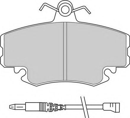 Ferodo Brake Pad Front 4pcs for Dacia Logan / Logan MCV / Sandero Peugeot 205 / 309