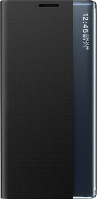 Powertech Sleep Synthetic Leather Book Black (Galaxy A02s)