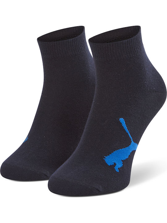 Puma Kinderstrümpfe Sport Knöchelsocken Set 3 Paar Socken Marineblau