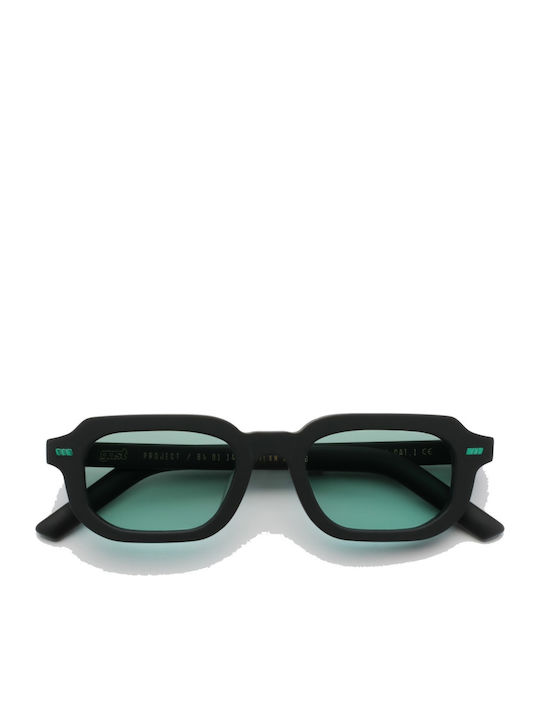 Gast PAI Unisex Sunglasses with Black Plastic Frame PA02