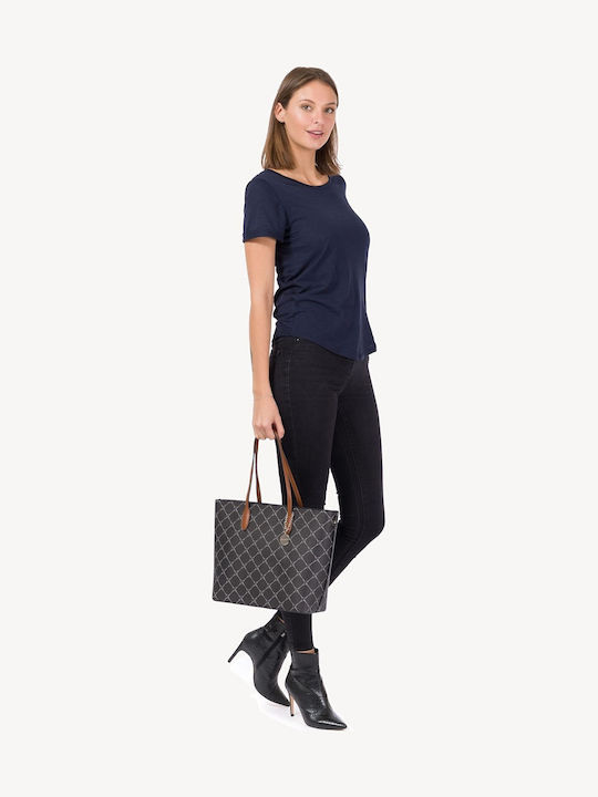 Tamaris Γυναικεία Τσάντα Shopper 'Ωμου Navy Μπλε