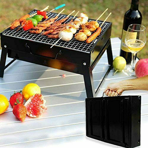 Stainless steel Portable Charcoal Grill 36cmx29cm