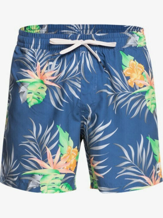 Paradise Express Volley Men's Swimwear Shorts Navy Blue with Prints EQYJV03705 BPZ6