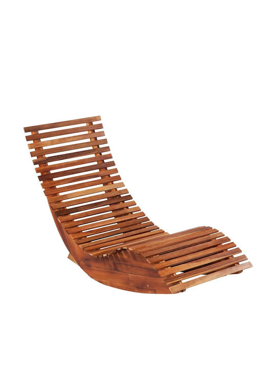 Deckchairs Wooden Coffee 2pcs 149x60x86cm