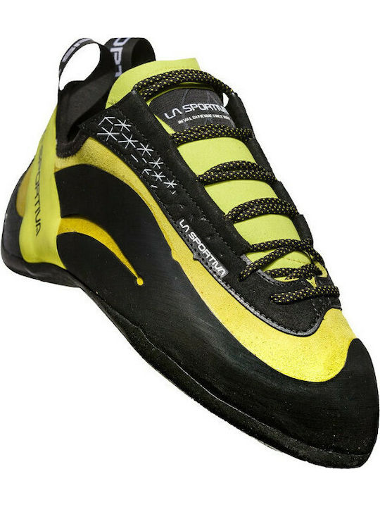La Sportiva Miura Lime Unisex Asymmetrical Climbing Shoes Yellow