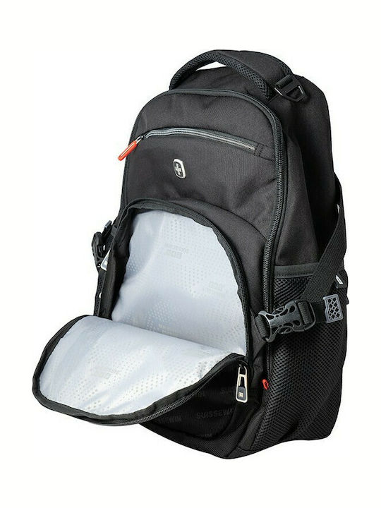 Suissewin Backpack Αδιάβροχο Μαύρο