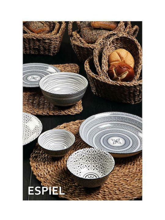 Espiel Placemat Wicker Brown 40x30cm 1pcs