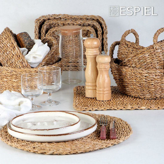 Espiel Platzdeckchen Korbweide Braun 40x30cm 1Stück