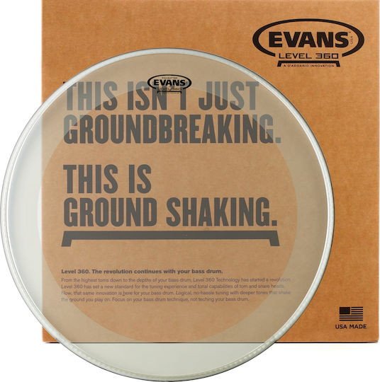 Evans EQ4 Дърмо за Барабани 22"