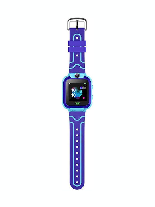 SPM Kids Digital Watch with GPS and Rubber/Plastic Strap Blue