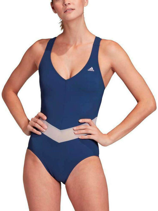 adidas SH3.RO V Athletic One-Piece Swimsuit Tech Indigo