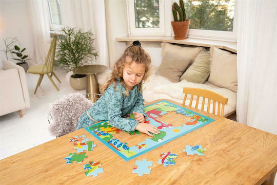 Παιδικό Puzzle Dinosaurs για 4+ Ετών 60pcs Scratch Europe