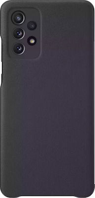 Samsung S View Synthetic Leather Book Black (Galaxy A72)